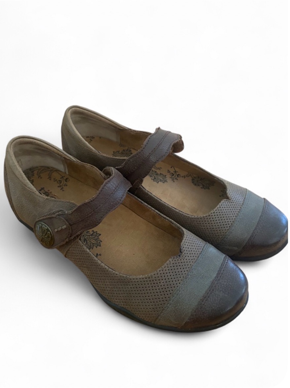 New Without Tags Taos Mary Jane Leather Clogs Size 7